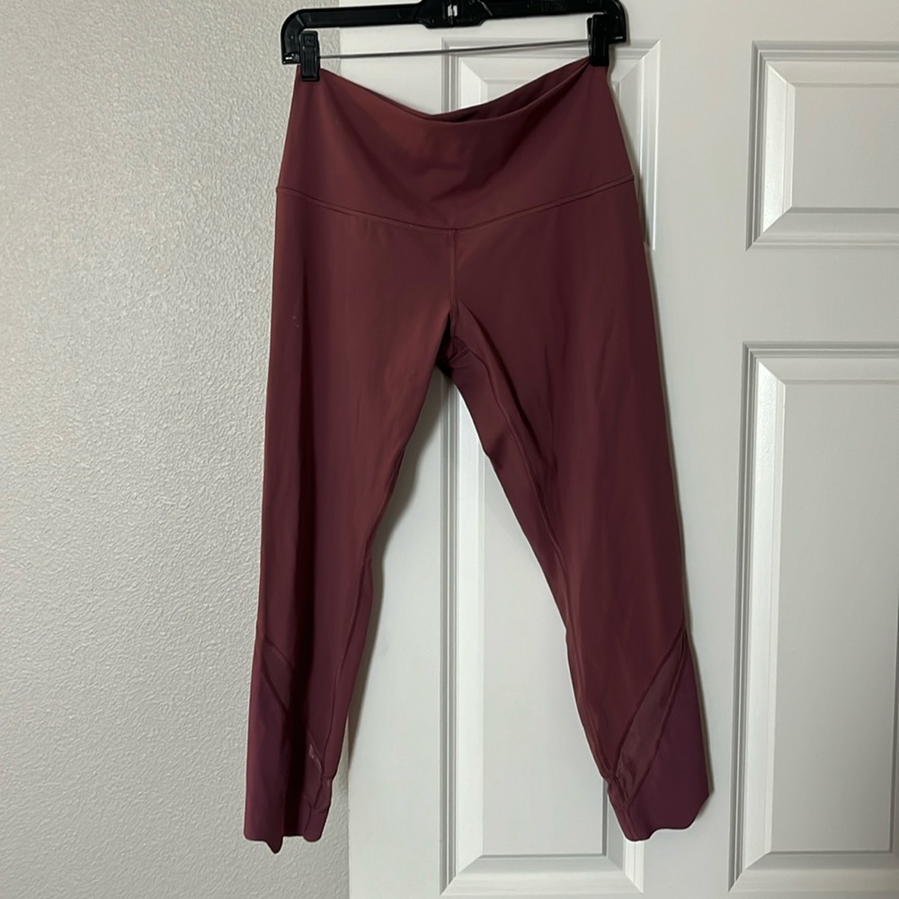 Pink Capri leggings lululemon